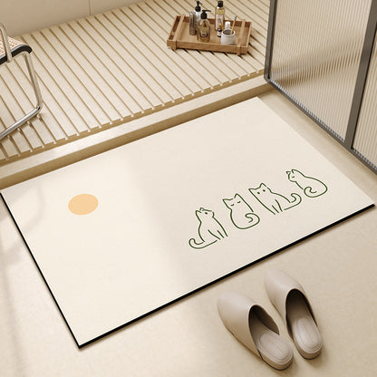 Quick-Dry Diatomite Bath Mat