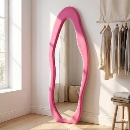 Anpark irregular full length mirror in a dressing room