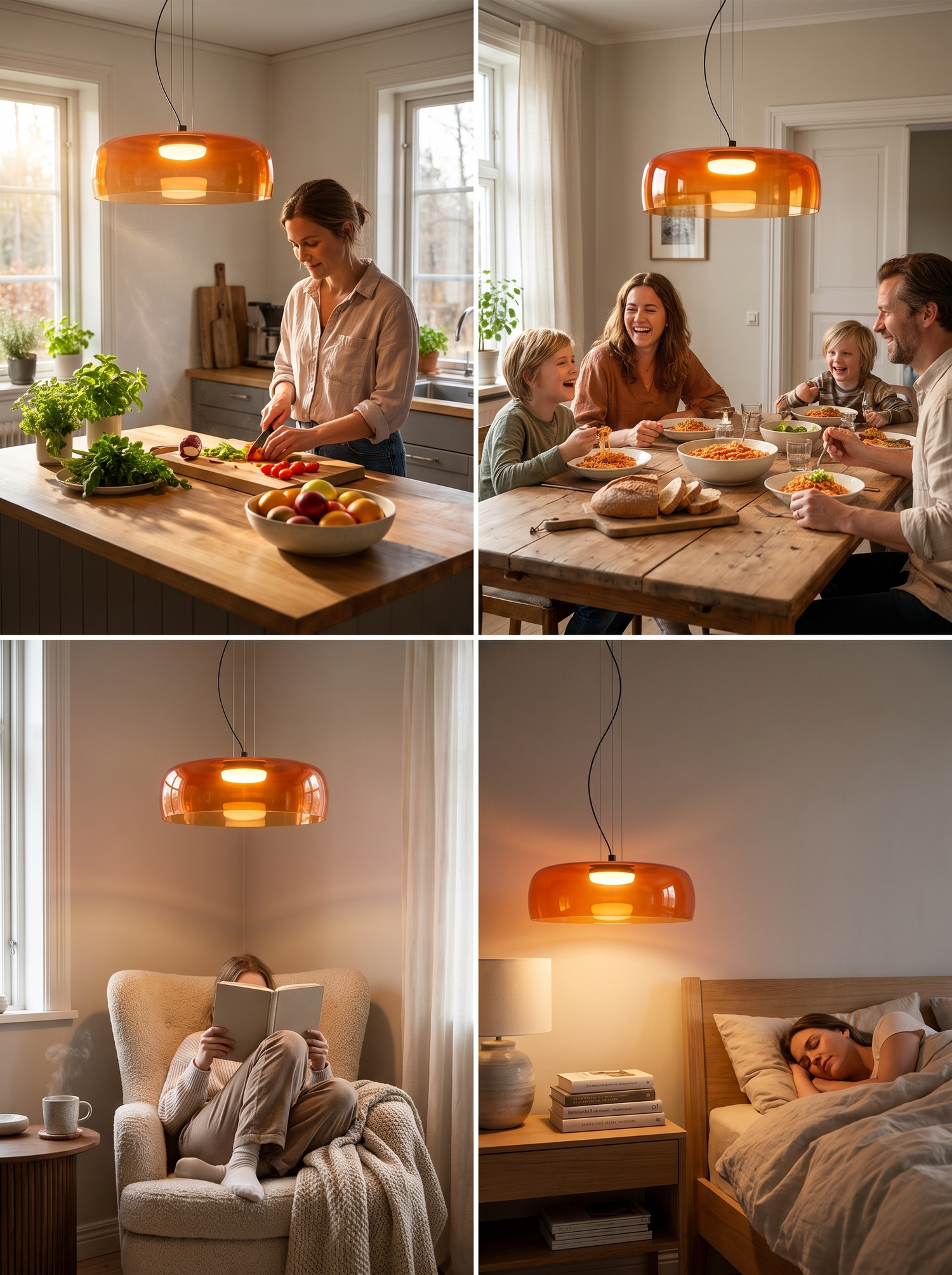 Nordic Glass Pendant Light lifestyle image 3