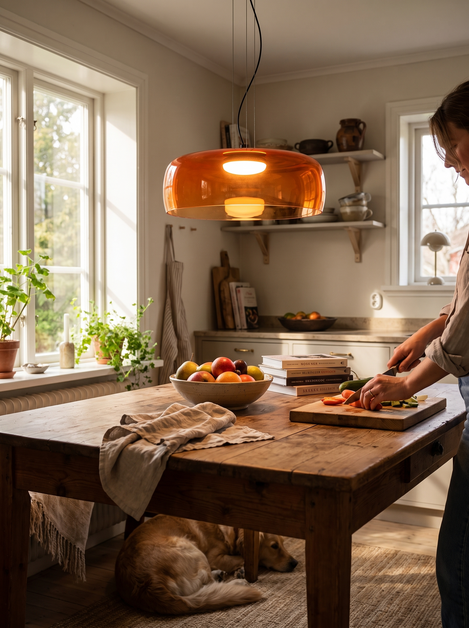 Nordic Glass Pendant Light lifestyle image 1