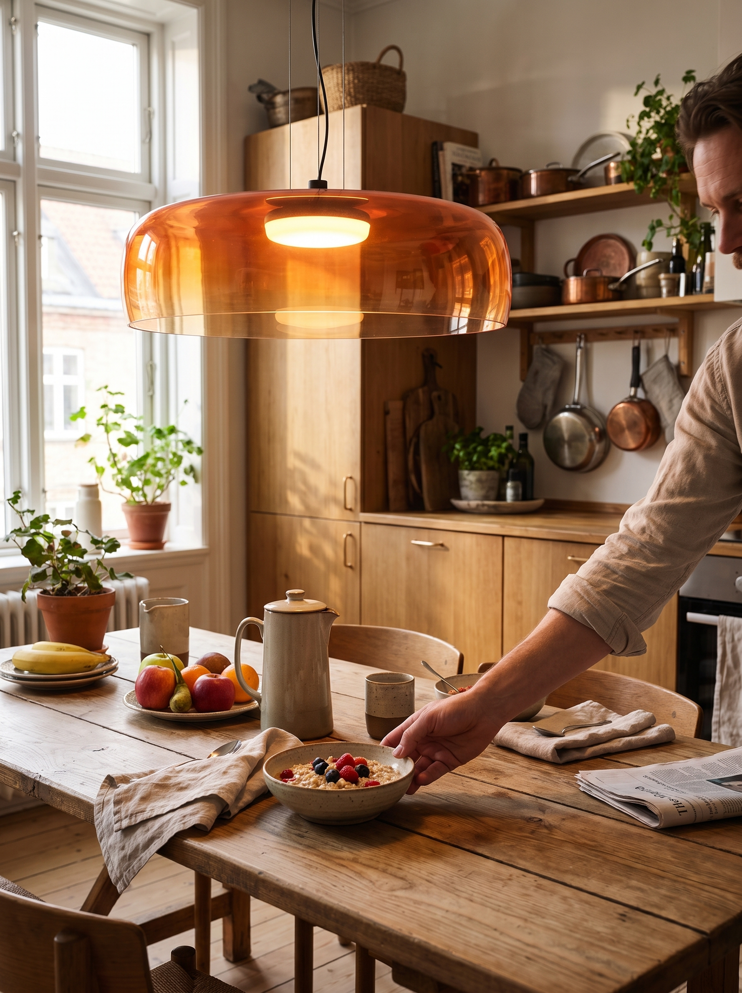 Nordic Glass Pendant Light lifestyle image 2