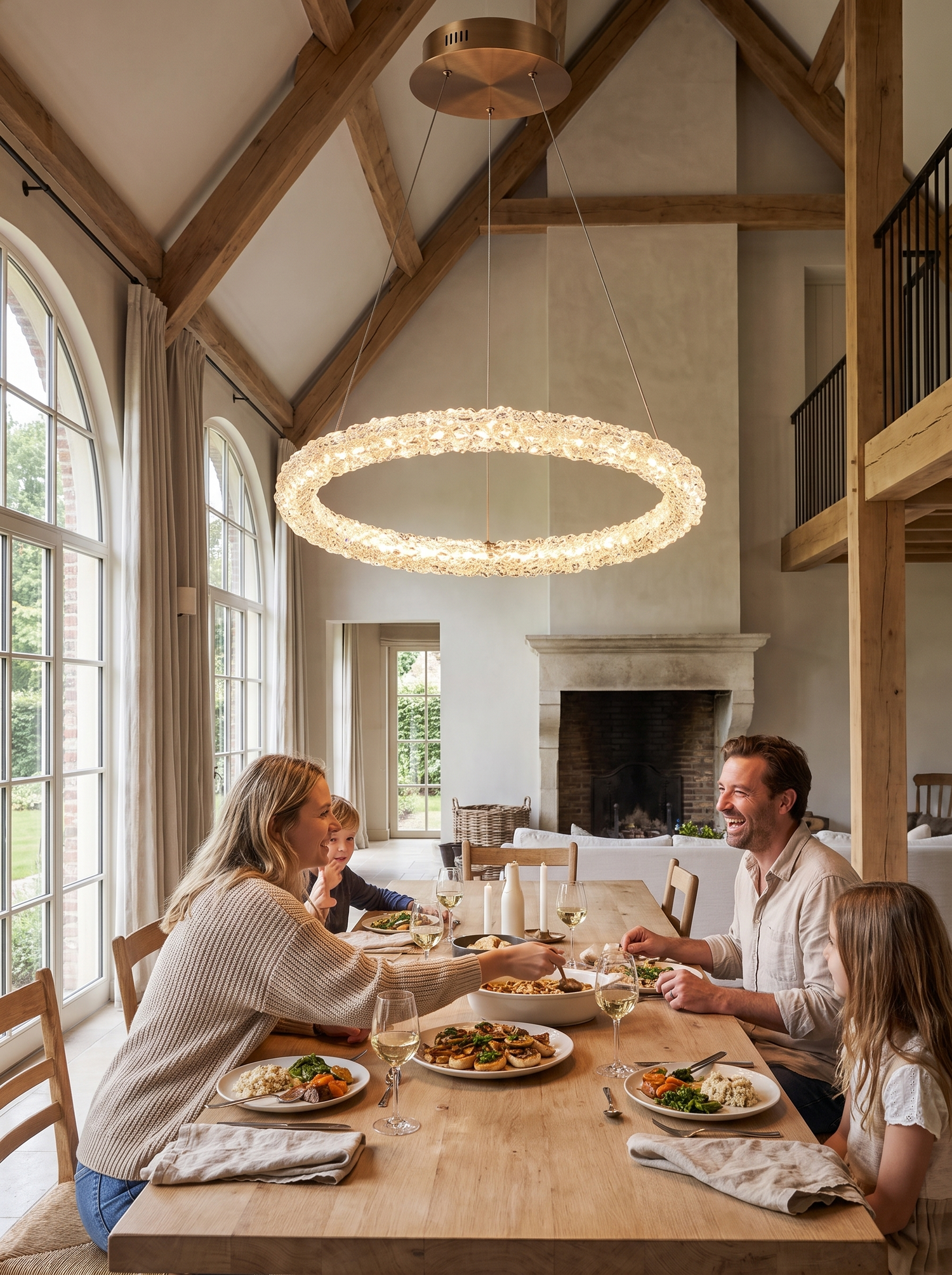 Crystal Ring Chandelier lifestyle image 3