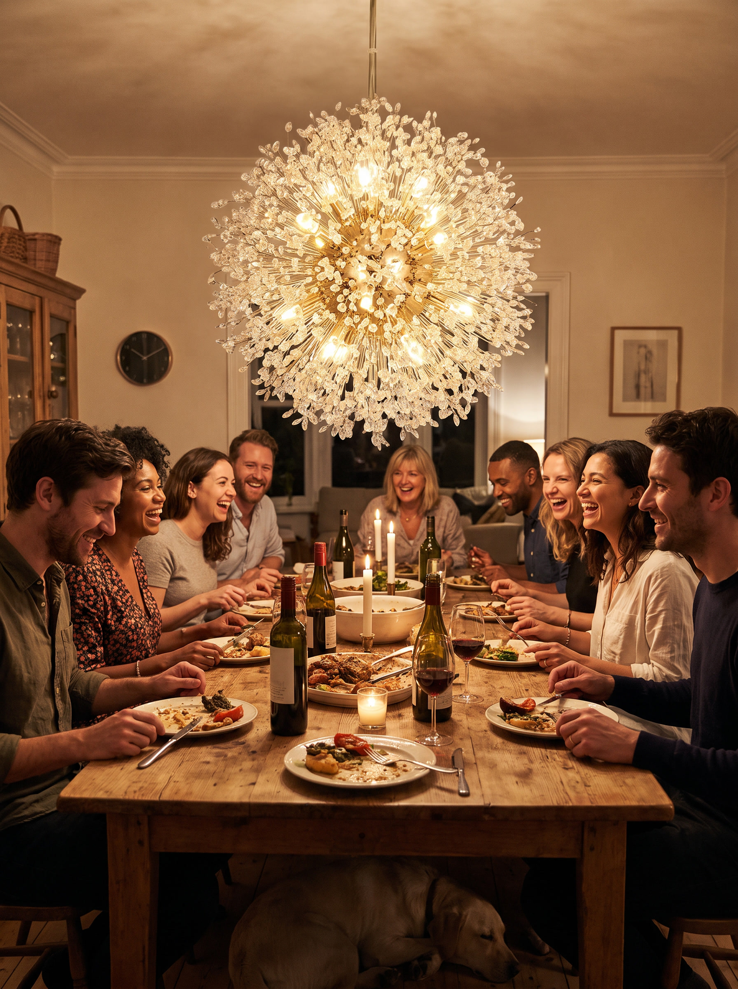 Dandelion Crystal Chandelier lifestyle image 3