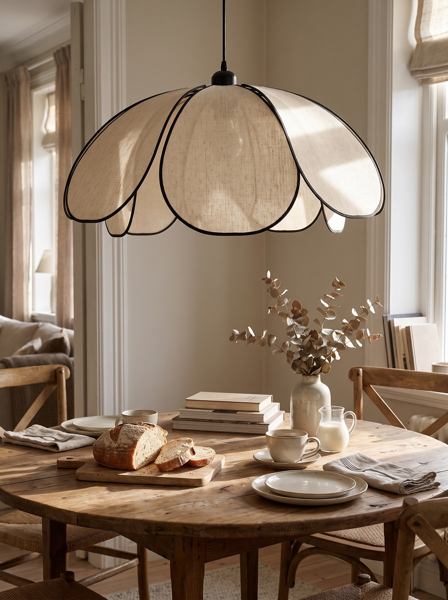 Cream Petal Chandelier lifestyle image 3