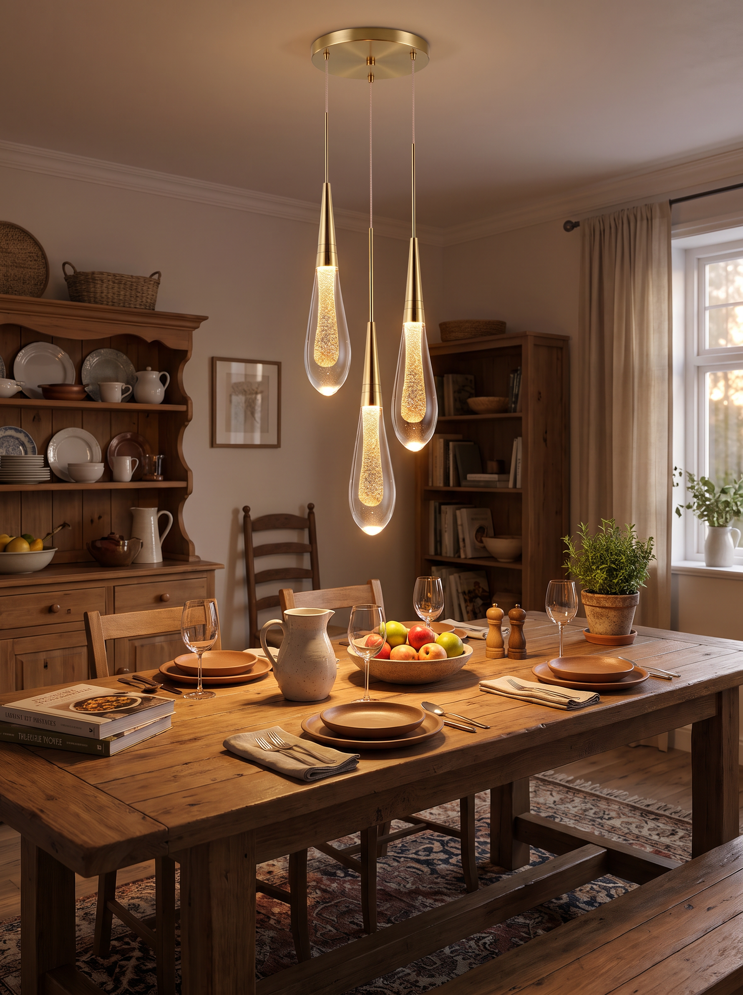 Postmodern Crystal Pendant Light lifestyle image 3