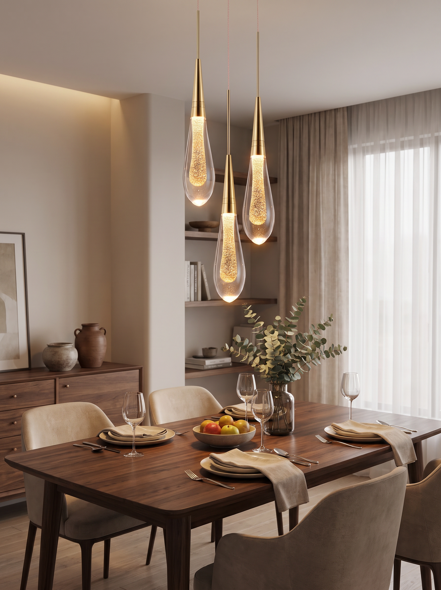 Postmodern Crystal Pendant Light lifestyle image 1