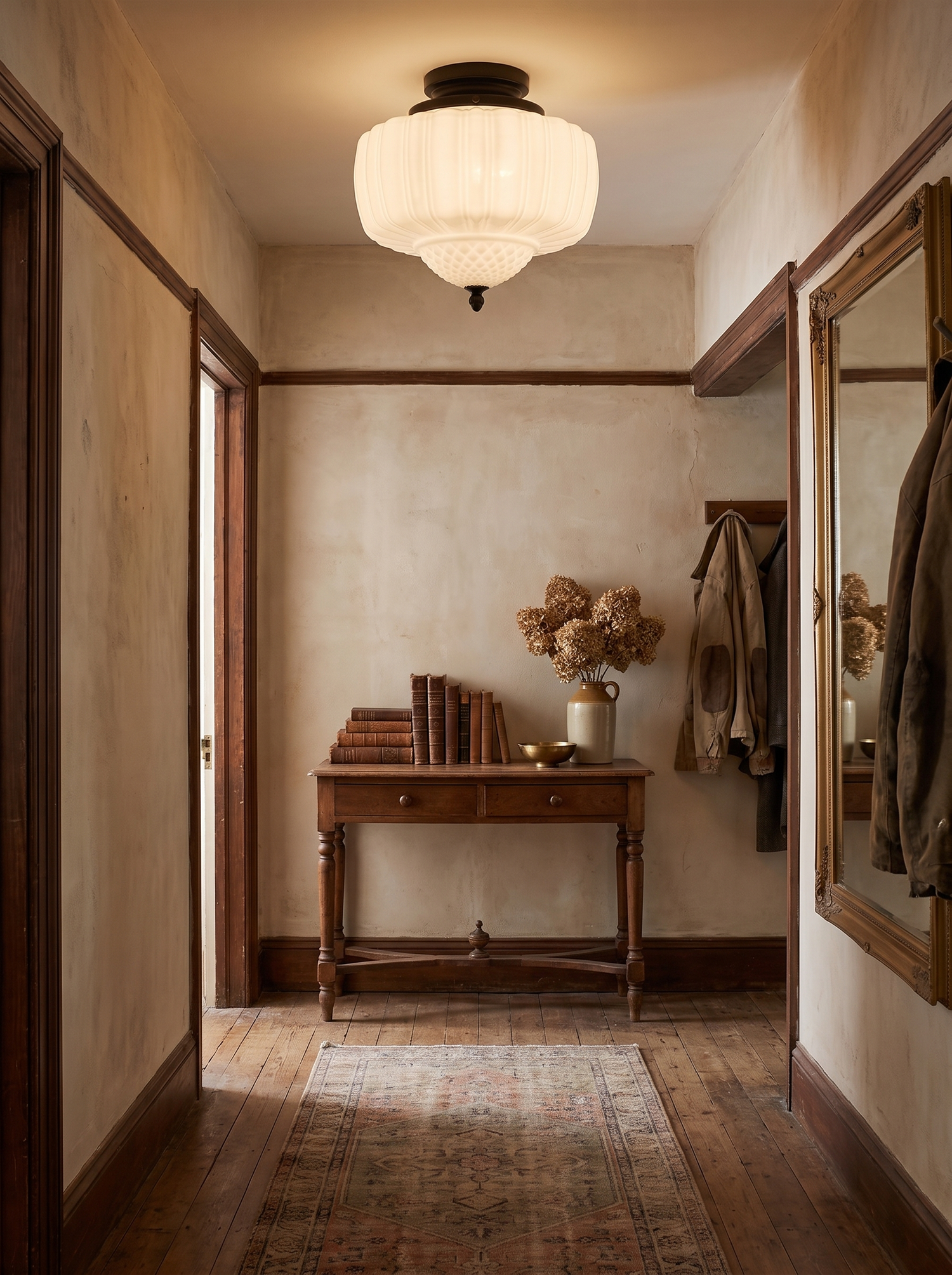Marlo Vintage Glass Ceiling Light lifestyle image 1
