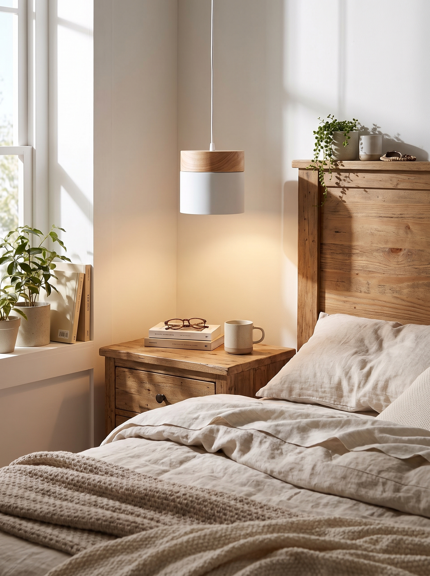 Solid Wood Pendant Light lifestyle image 1