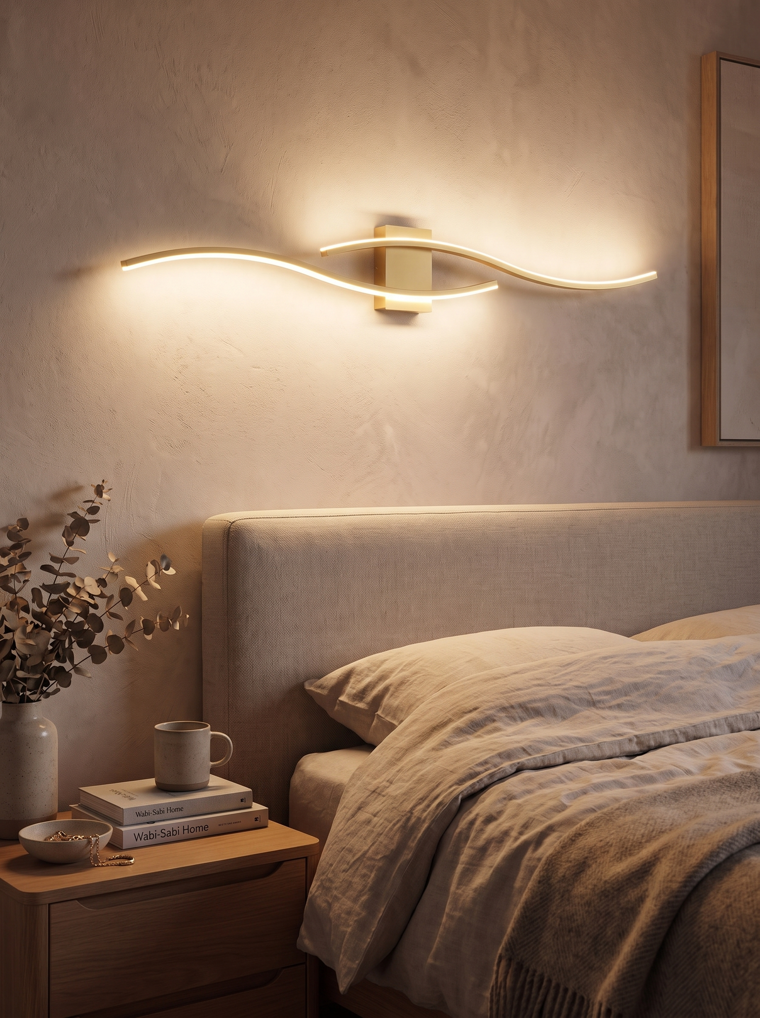 LED Wave Wall Sconce lifestyle image 1