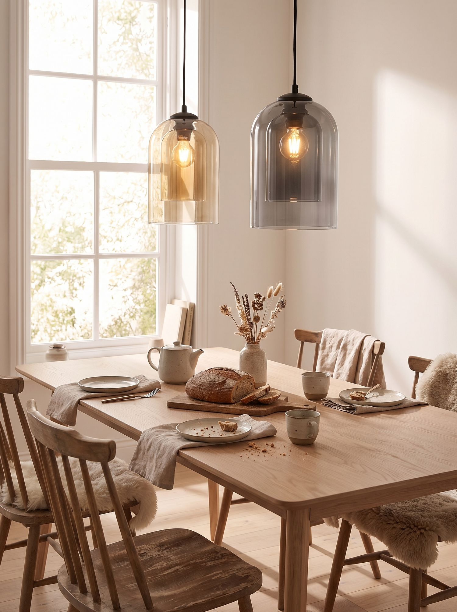 Nordic Creative Glass Pendant Light lifestyle image 1