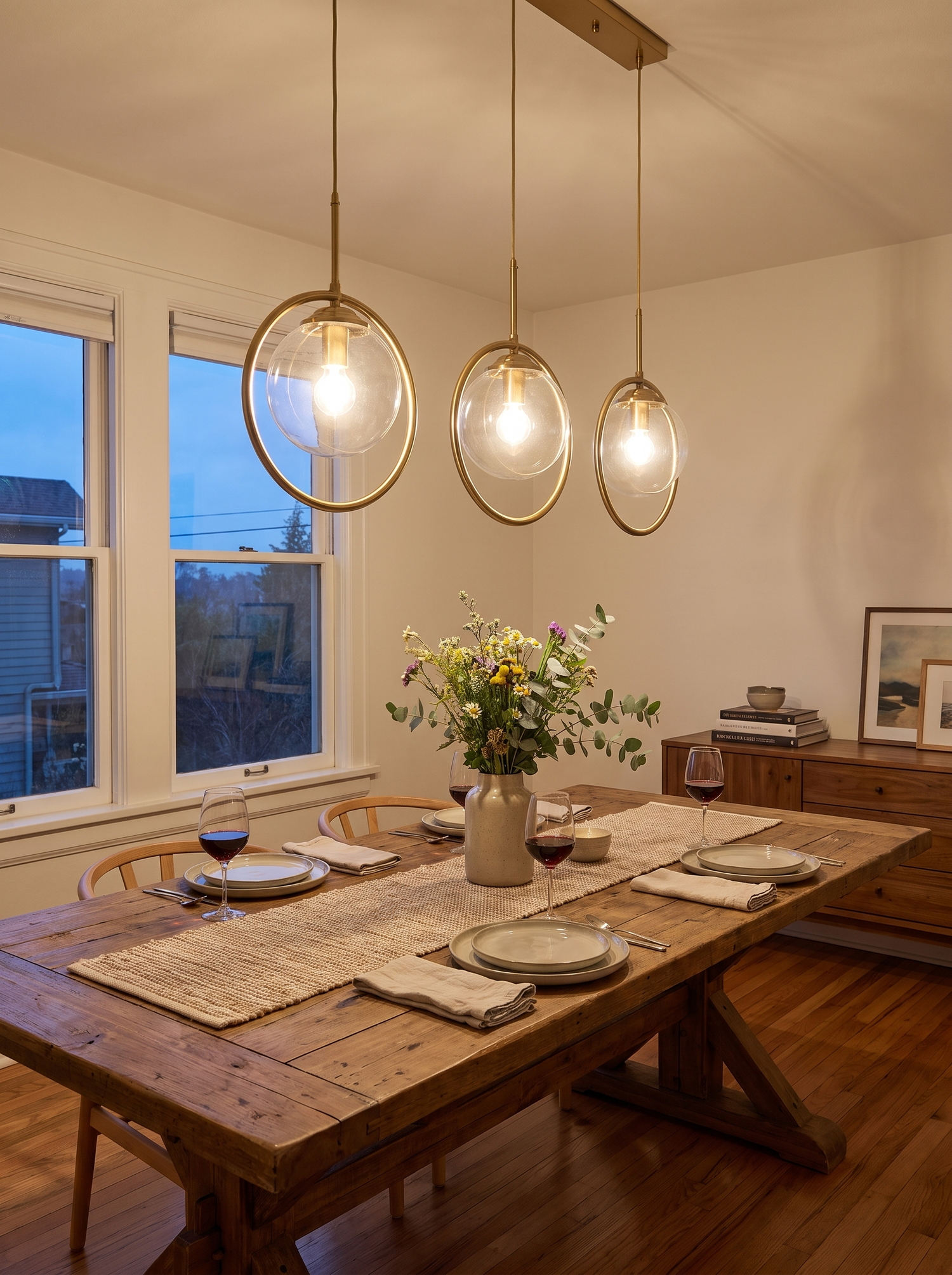 Nordic Minimalist Glass Pendant lifestyle image 1