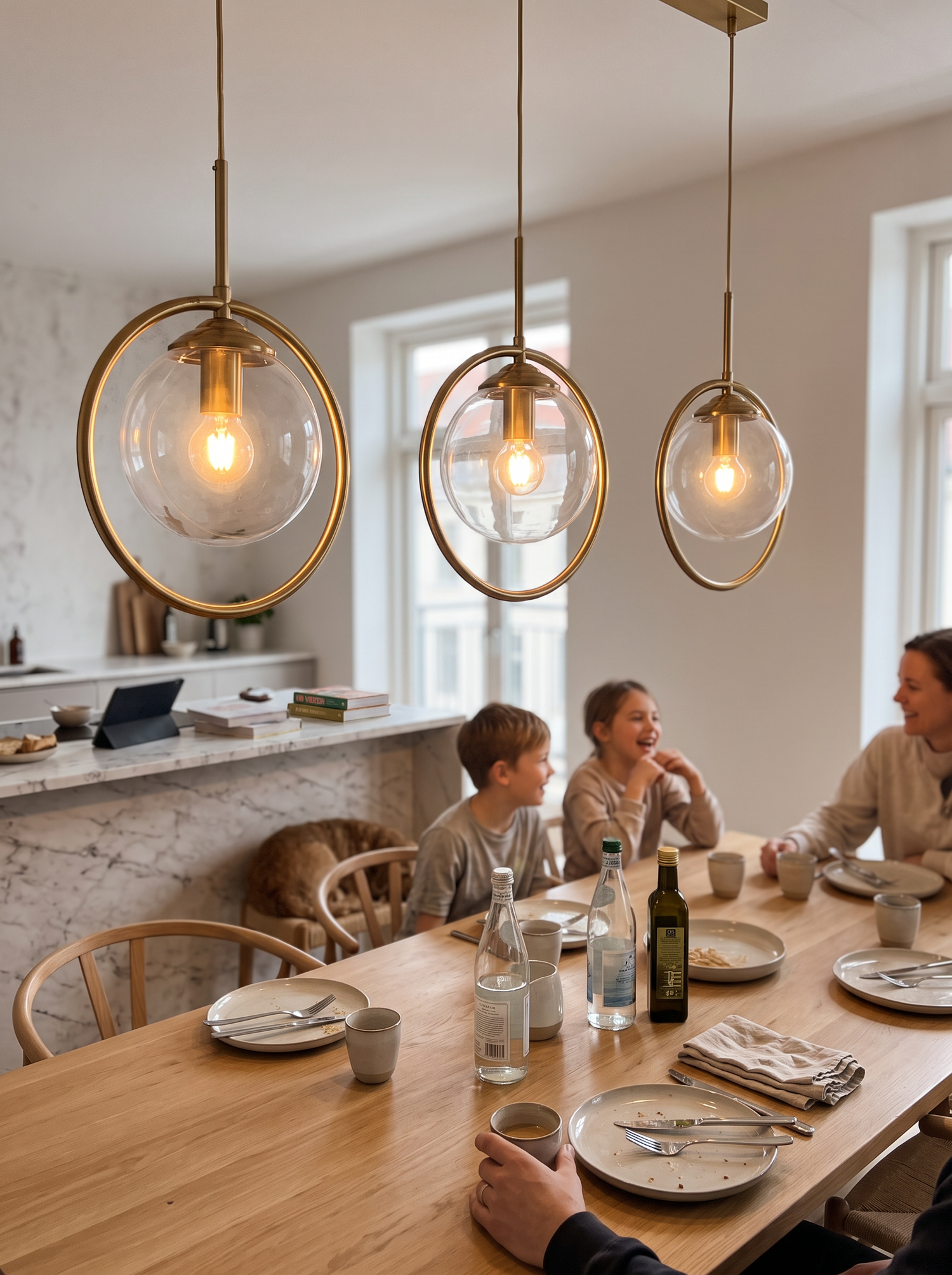 Nordic Minimalist Glass Pendant lifestyle image 3