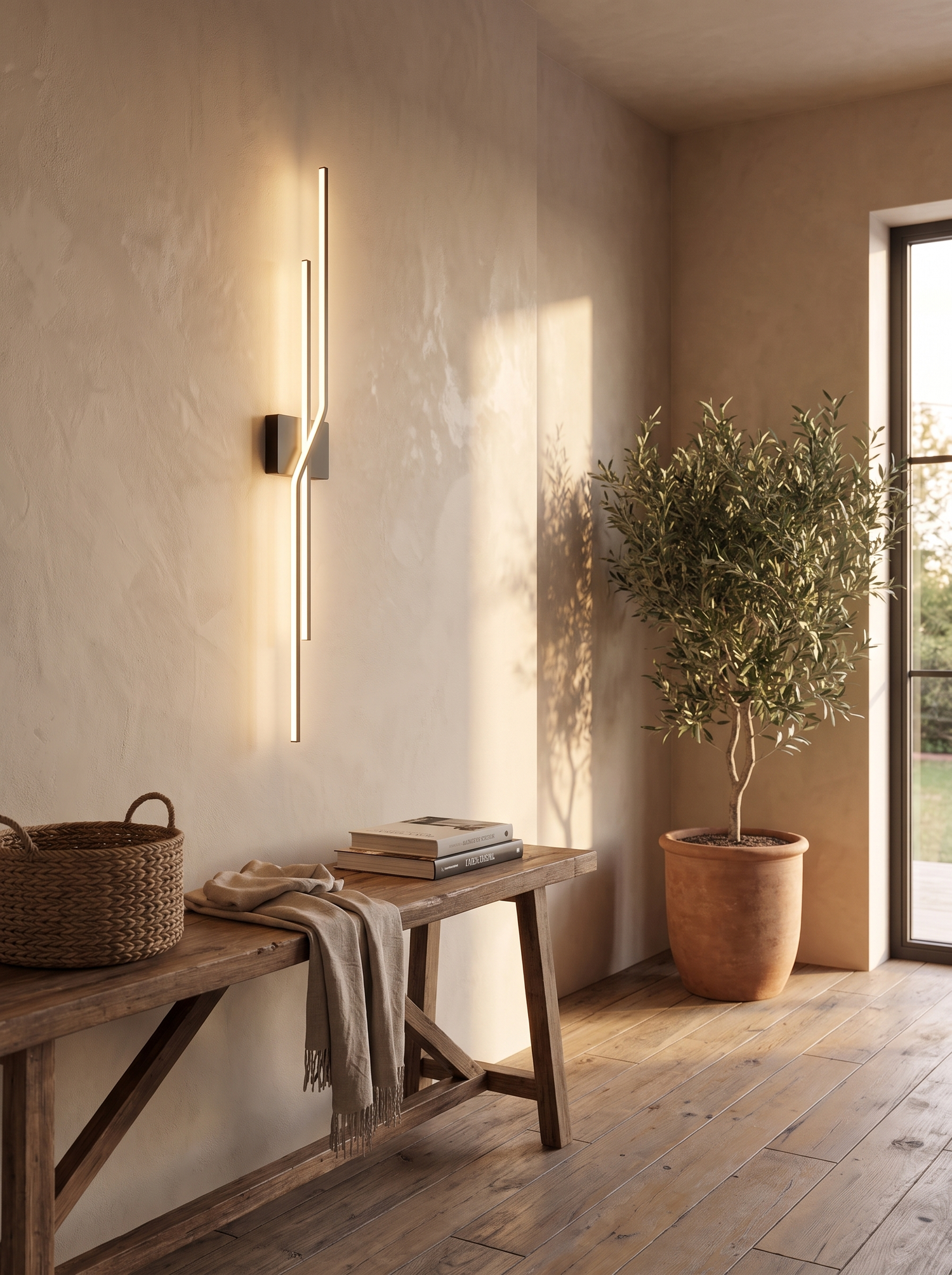 Linear LED Wall Sconce lifestyle image 2