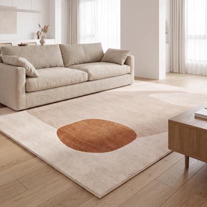 Thousand Island rug in a living room