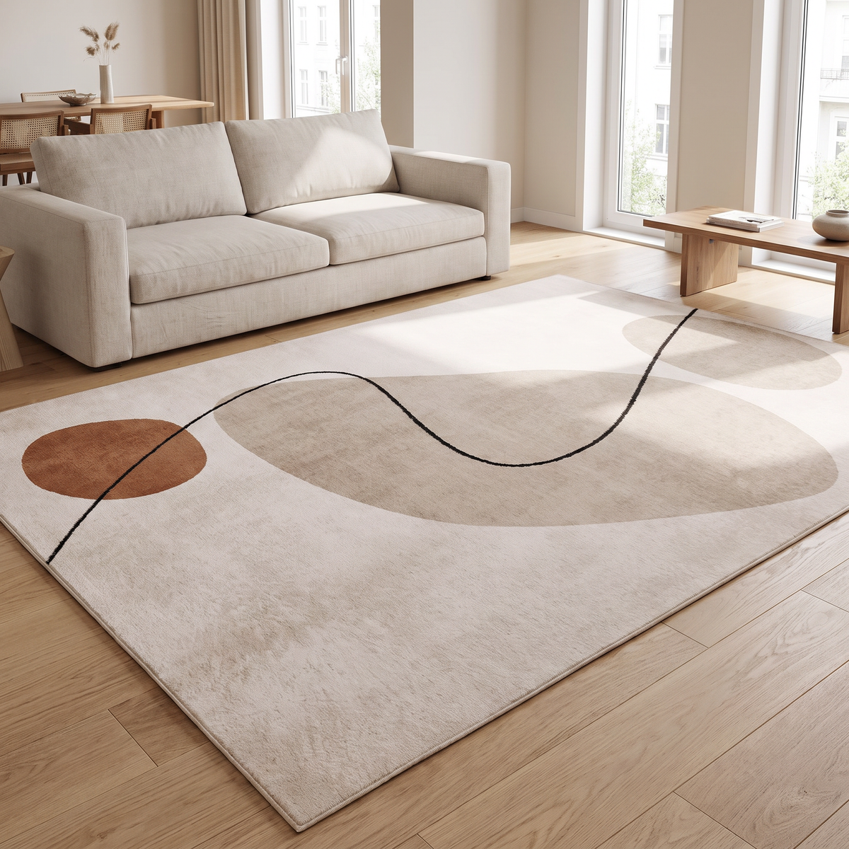 Twilight rug in a living room