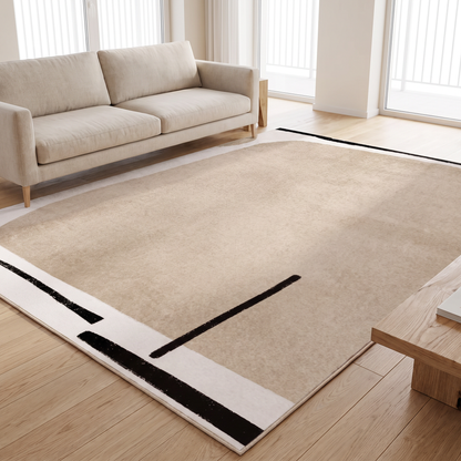 Agarwood rug in a living room