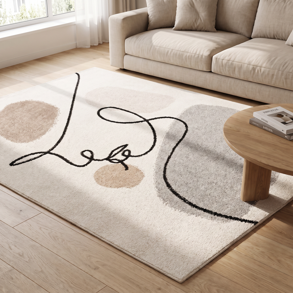 Dream Traveler rug in a living room