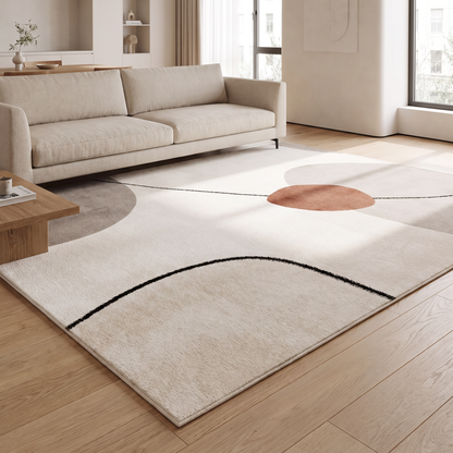 Return to the year rug in a living room