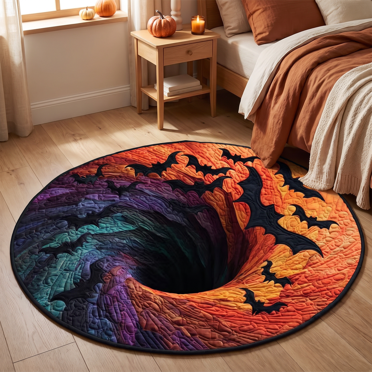 Printed bedside rug - design 9
