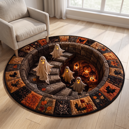 Round decorative rug - colour 4