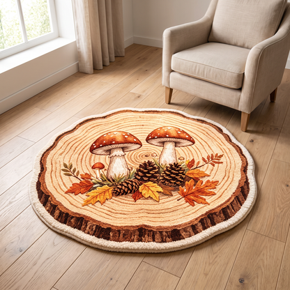 Round decorative rug - colour 3