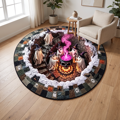 Round decorative rug - colour 6