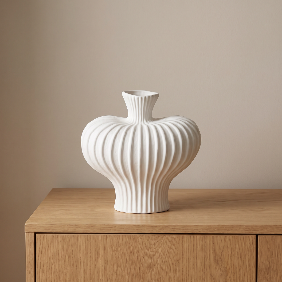 White art vase