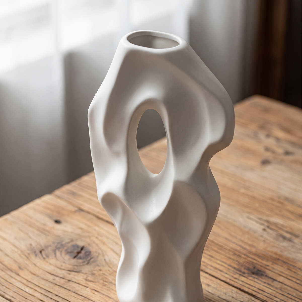 Ceramic vase surface detail