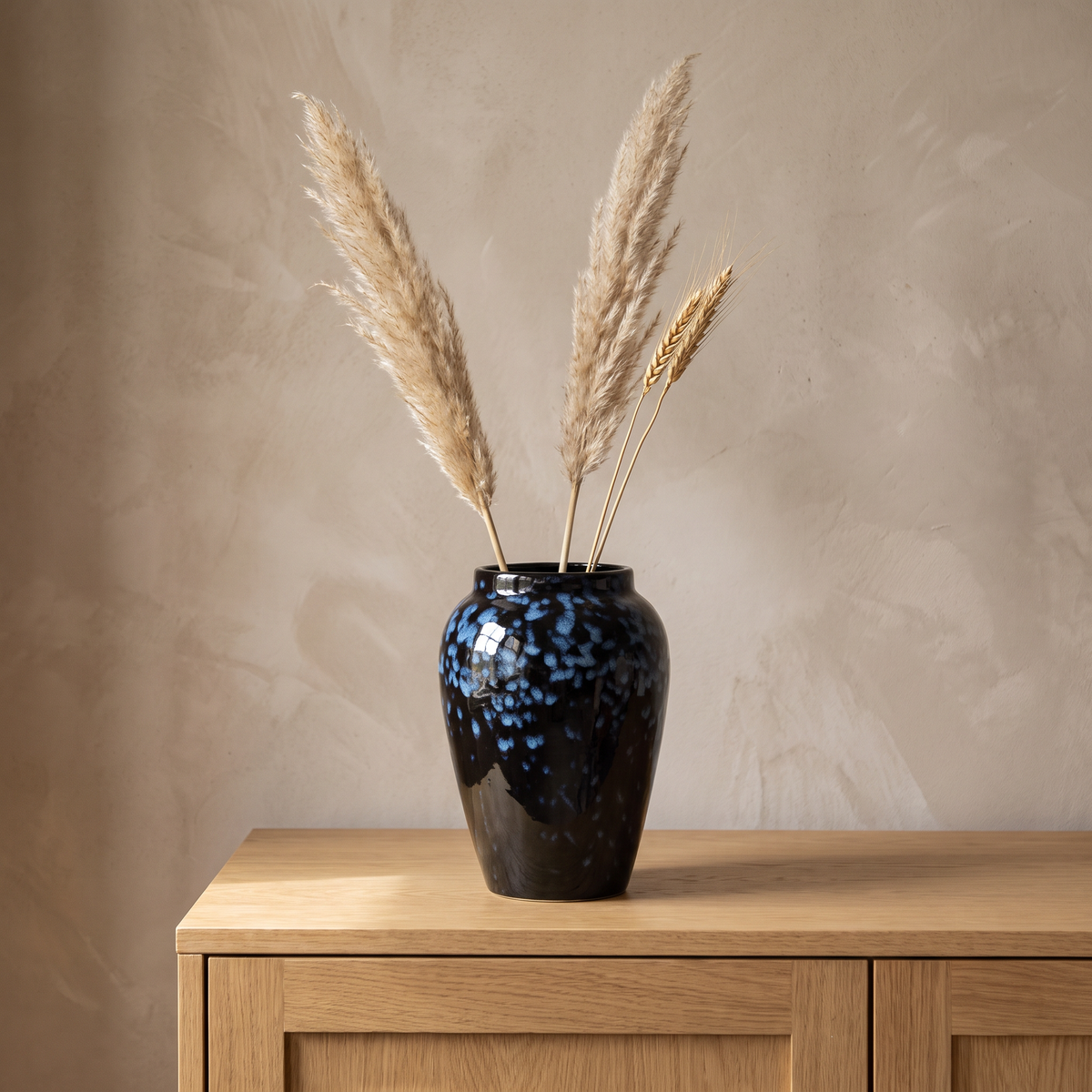 Glazed ceramic vase - Meteor