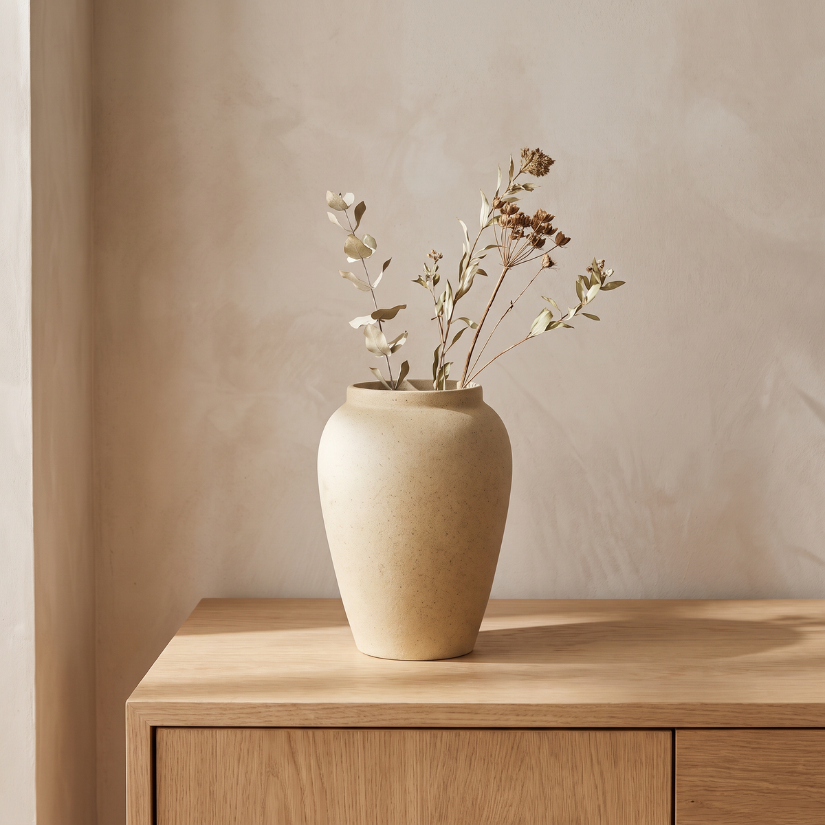 Glazed ceramic vase - Rustic Stoneware