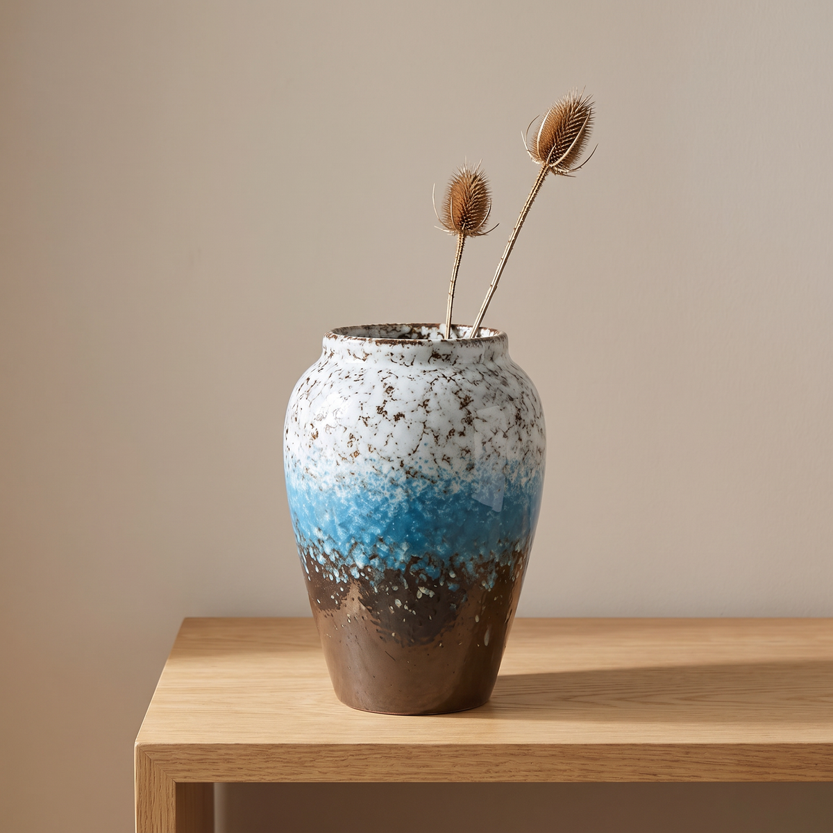 Glazed ceramic vase - Vibrant
