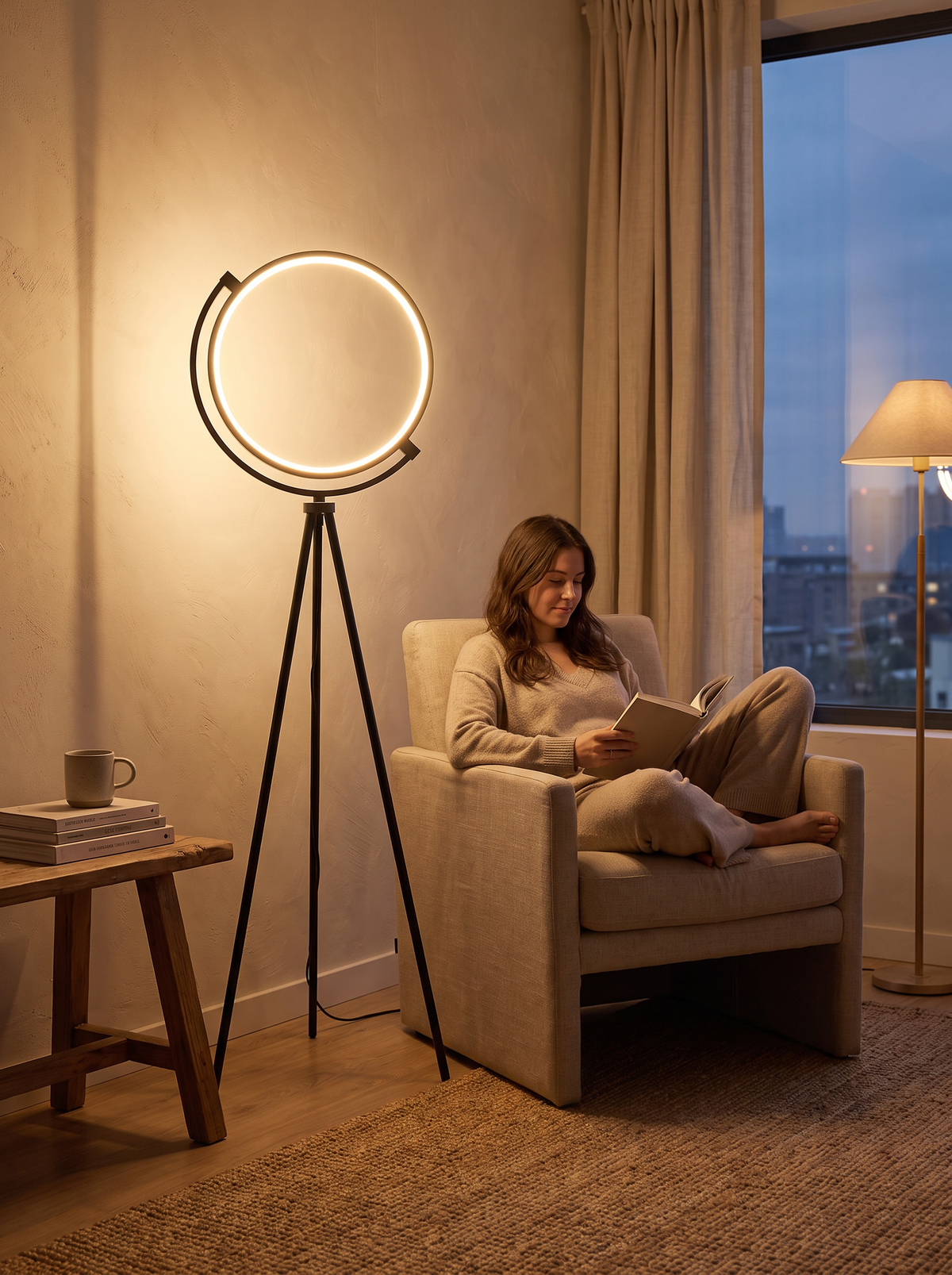 Corner LED Floor Lamp lifestyle 3