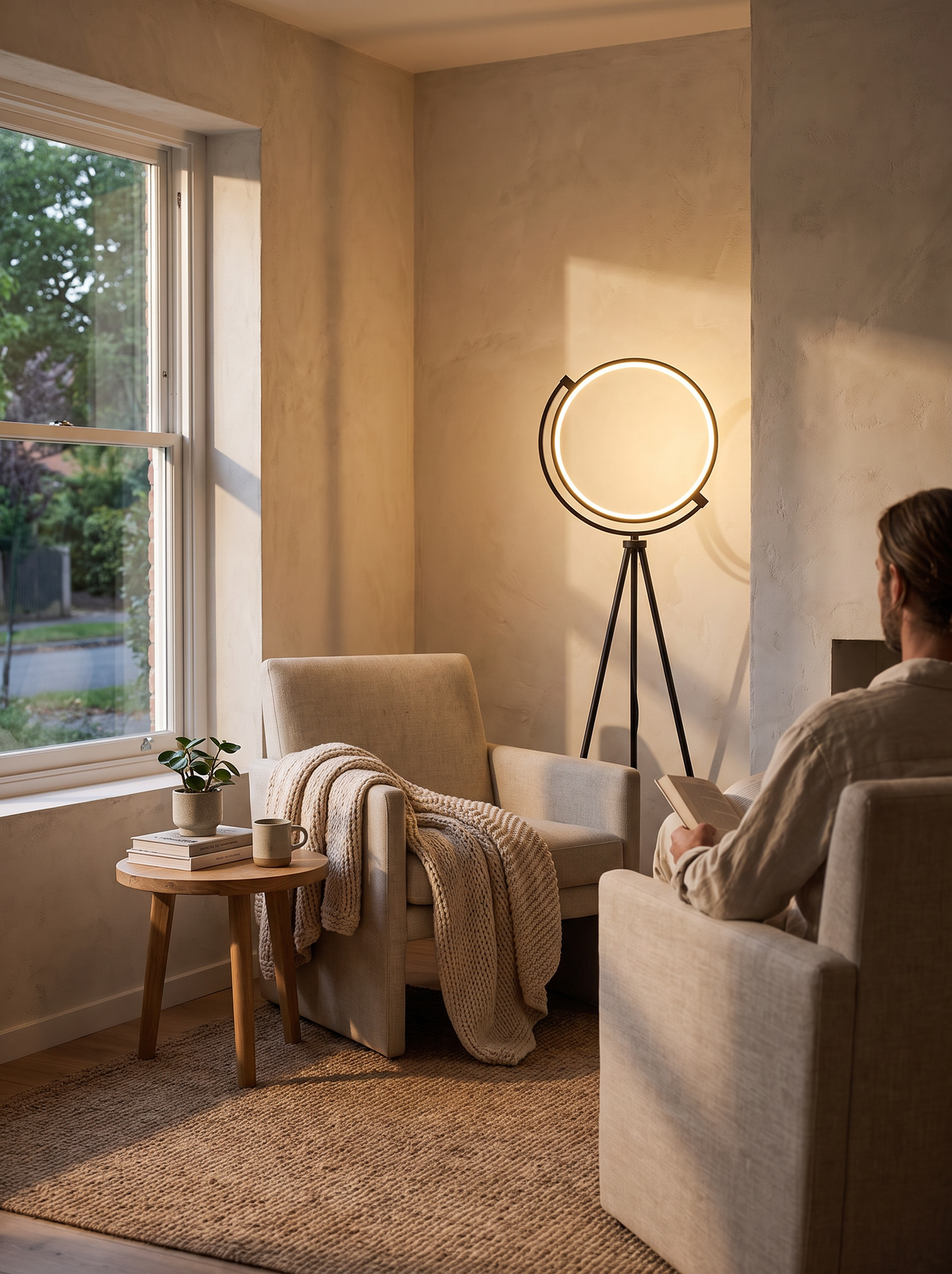 Corner LED Floor Lamp lifestyle 2