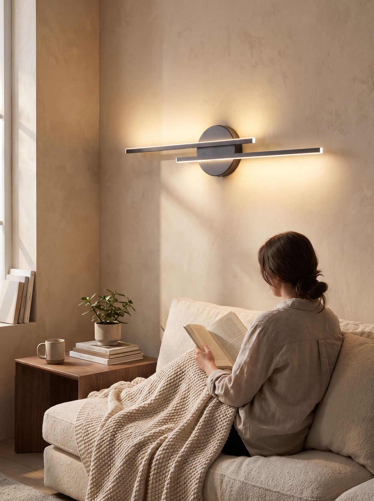 Dual Line LED Wall Lamp lifestyle 1