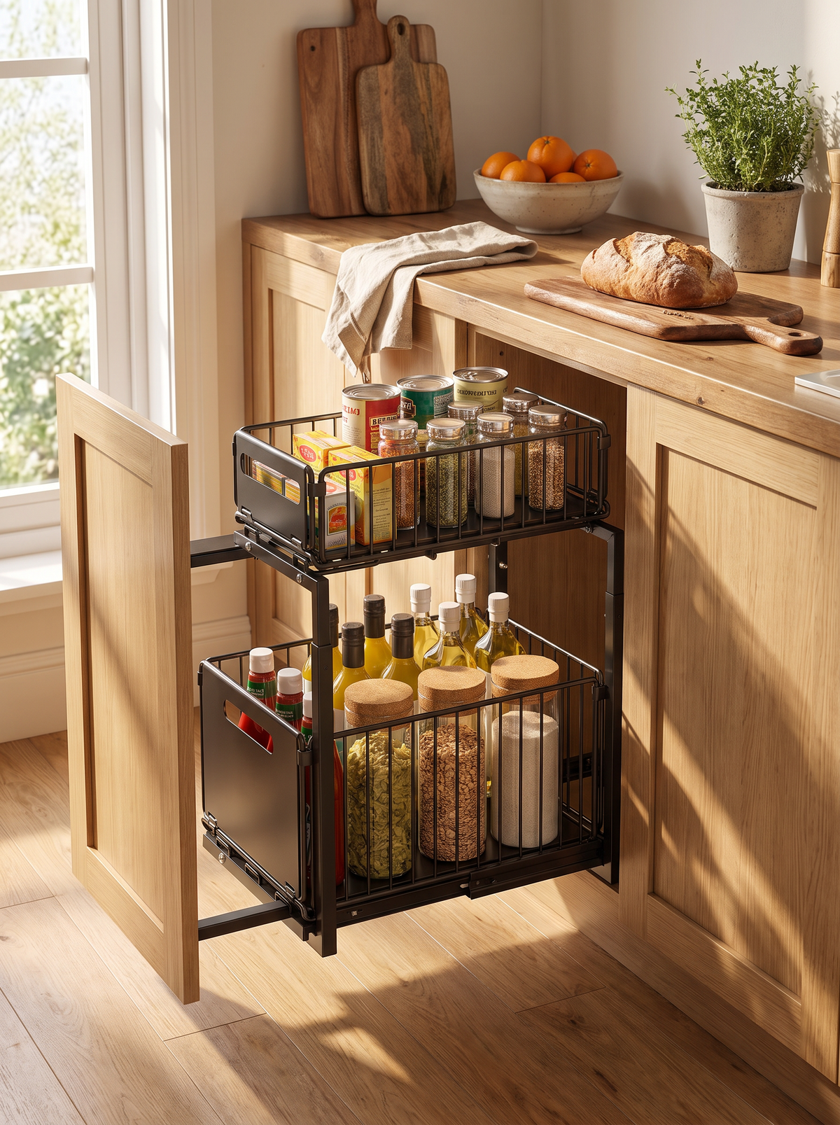 Pull-Out Under Sink Storage Rack lifestyle 3
