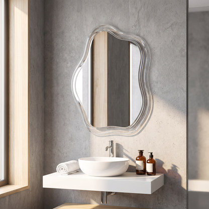 LuxAura Lightweight Acrylic Wall Mirror – 5 Shapes & Sizes