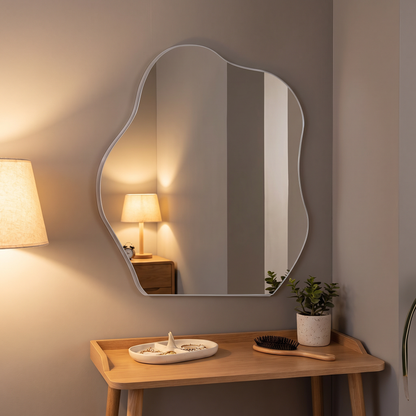 LuxAura Lightweight Acrylic Wall Mirror – 5 Shapes & Sizes
