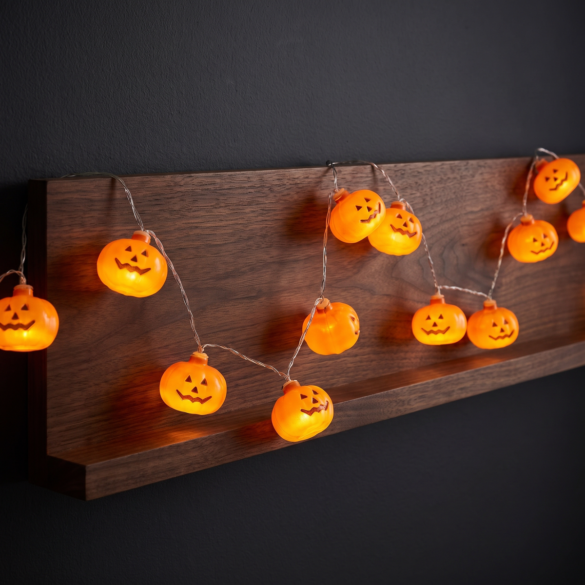 String light - Faceted Pumpkin