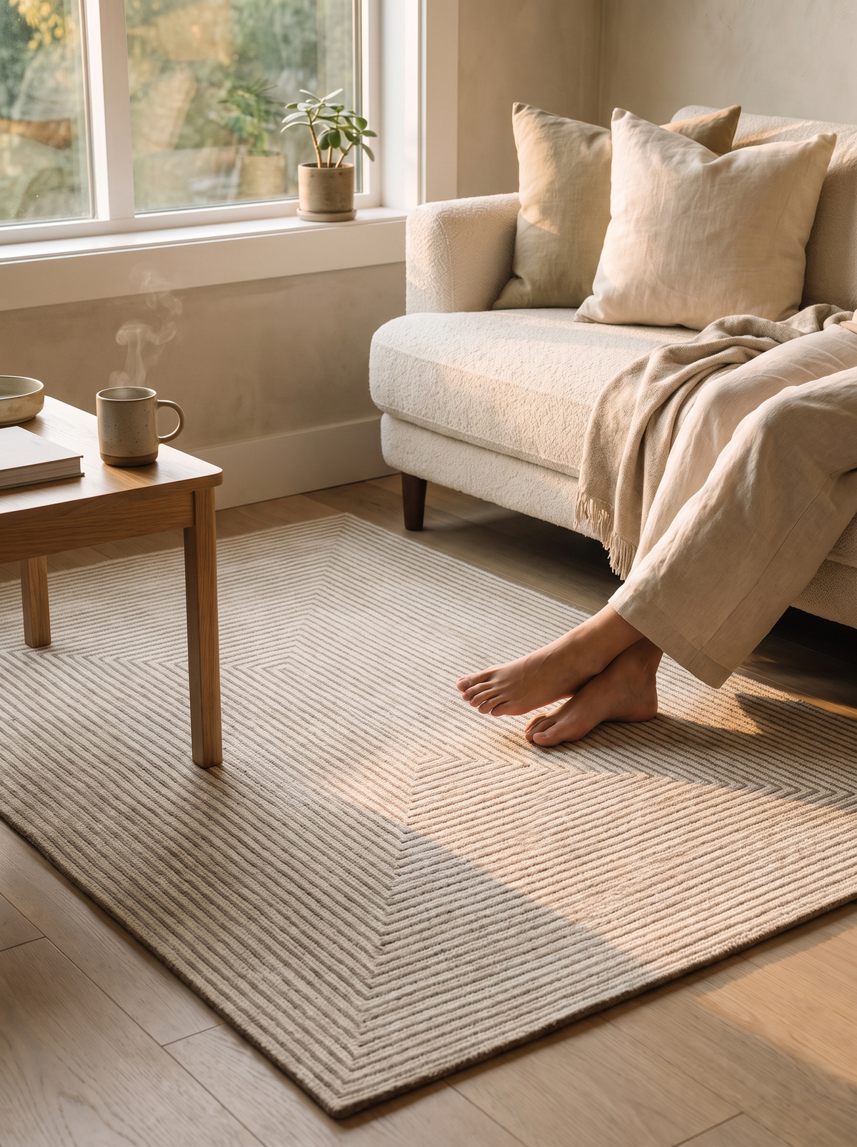 Diatomite bath mat being wiped clean for easy everyday care