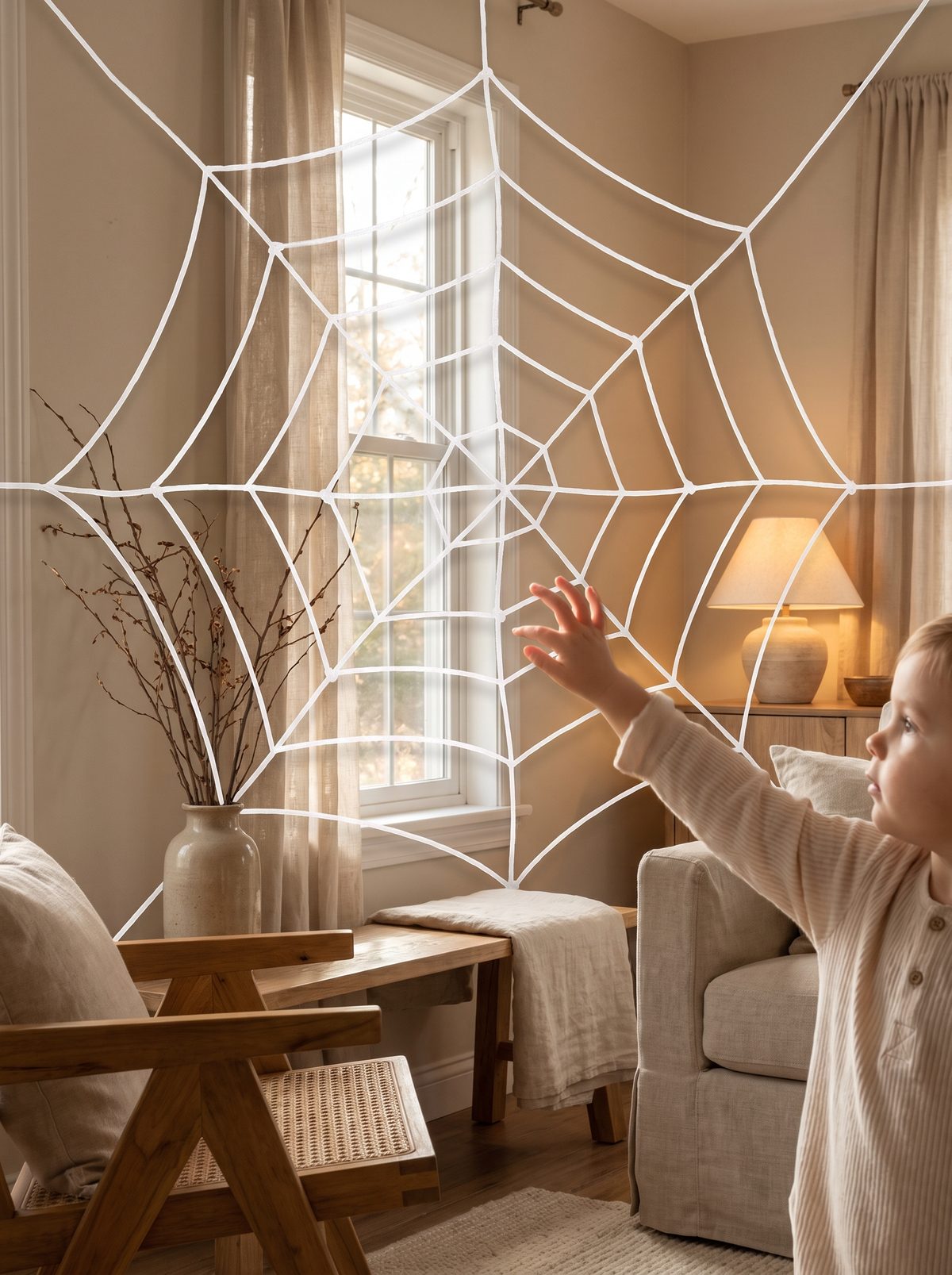 Giant spider web lifestyle, Classic Web, Your Colour