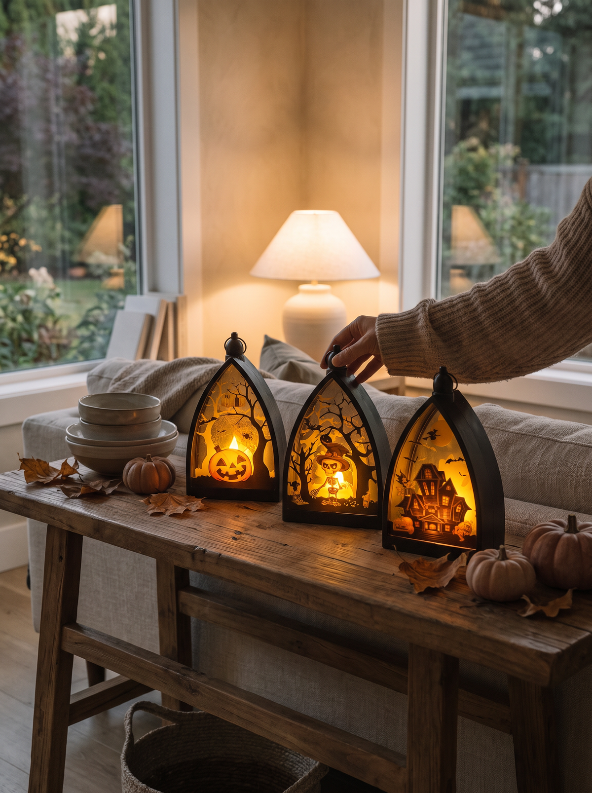 Halloween LED lantern lifestyle, Choose Your Character