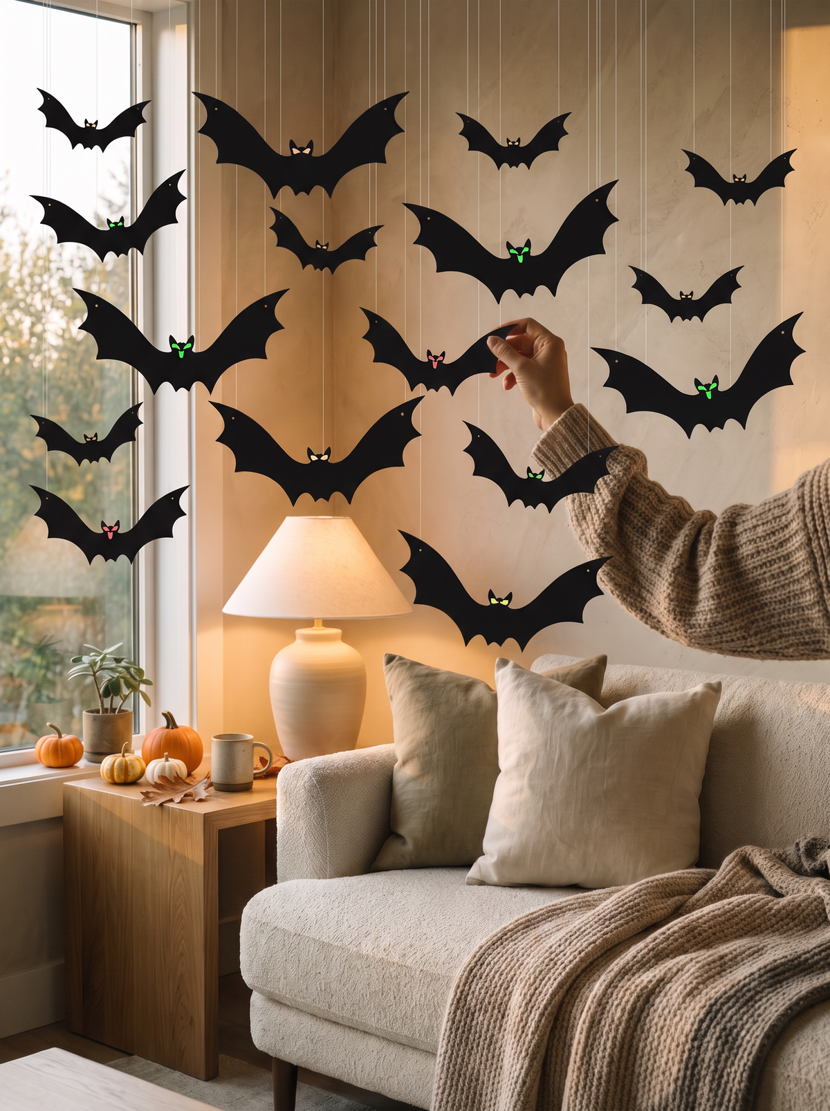 Hanging bat decoration lifestyle, Bats in the Air