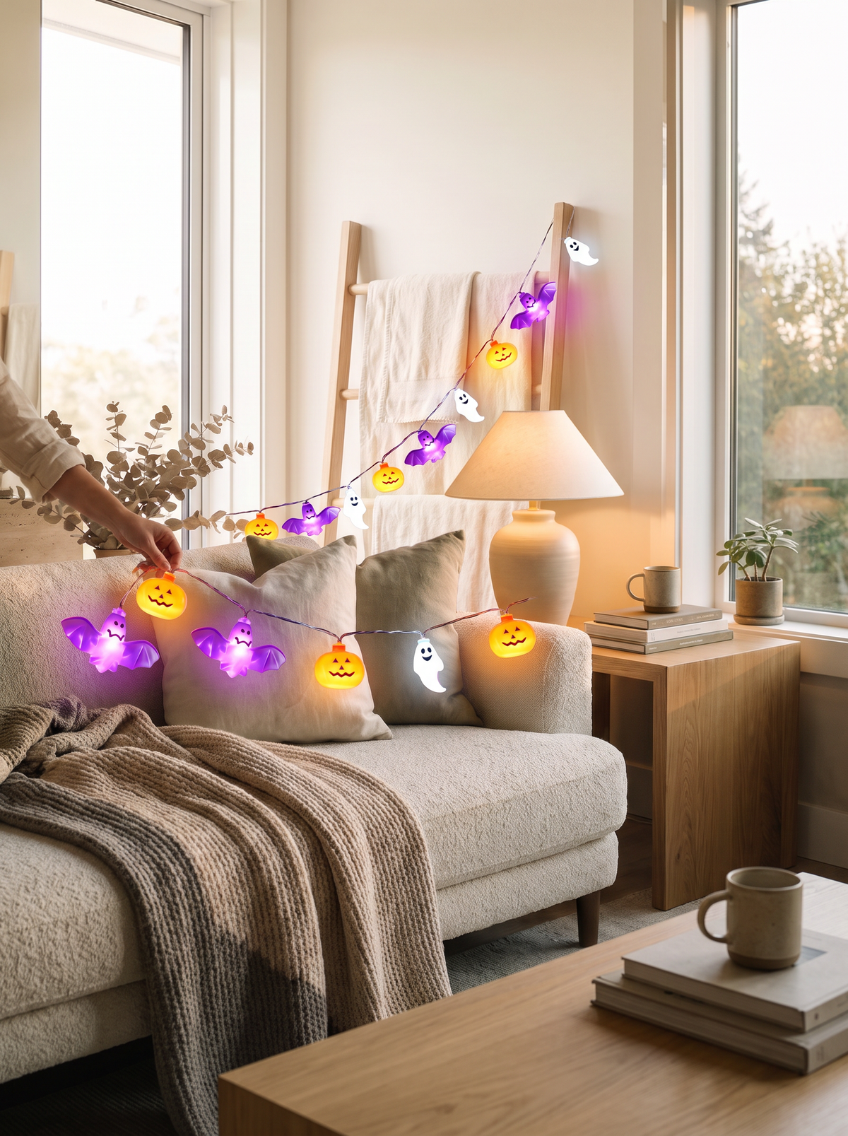 Halloween USB fairy lights lifestyle, A Playful Glow